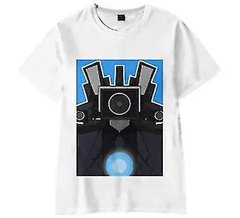 3d de manga corta para hombres y mujeres juego periférico skibidi inodoro inodoro impresión digital camiseta
