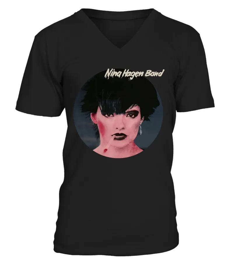 50GERBK14. NINA HAGEN BANDNINA HAGEN BAND CAMISETA CUELLO EN V UNISEX