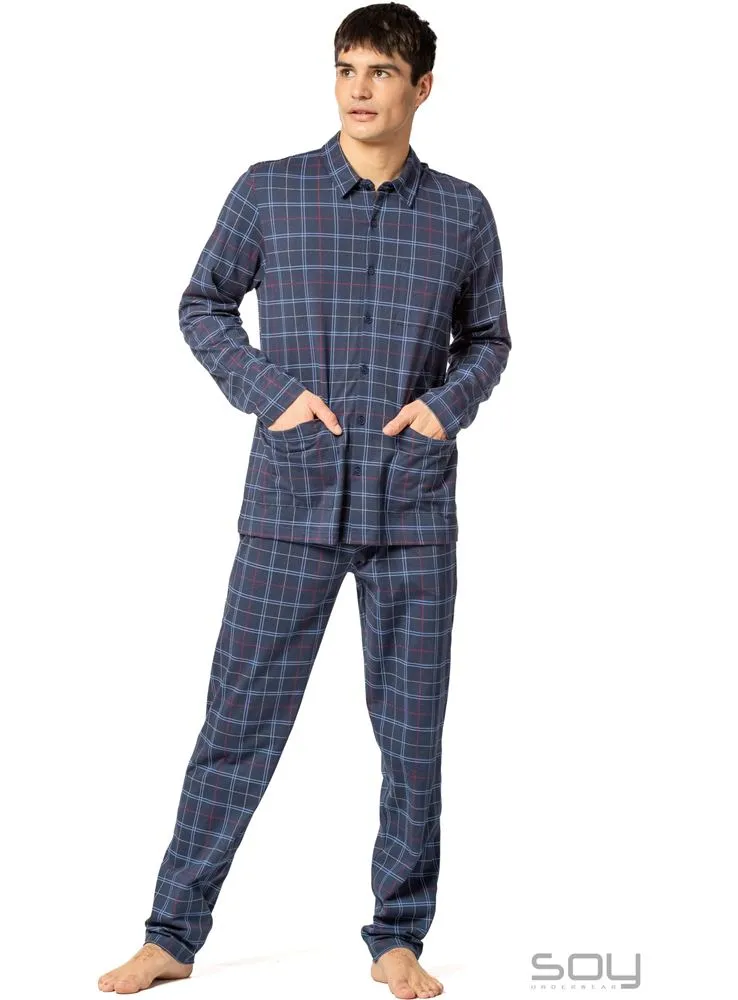 622 PIJAMA CAMISERO DE CUADROS