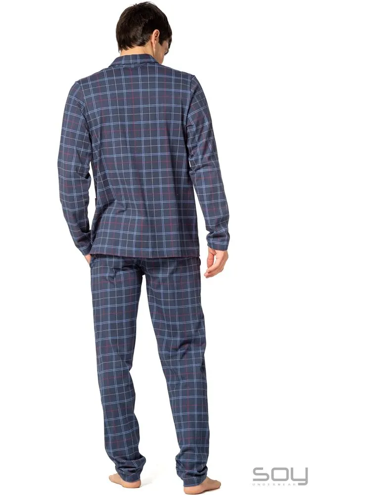 622 PIJAMA CAMISERO DE CUADROS