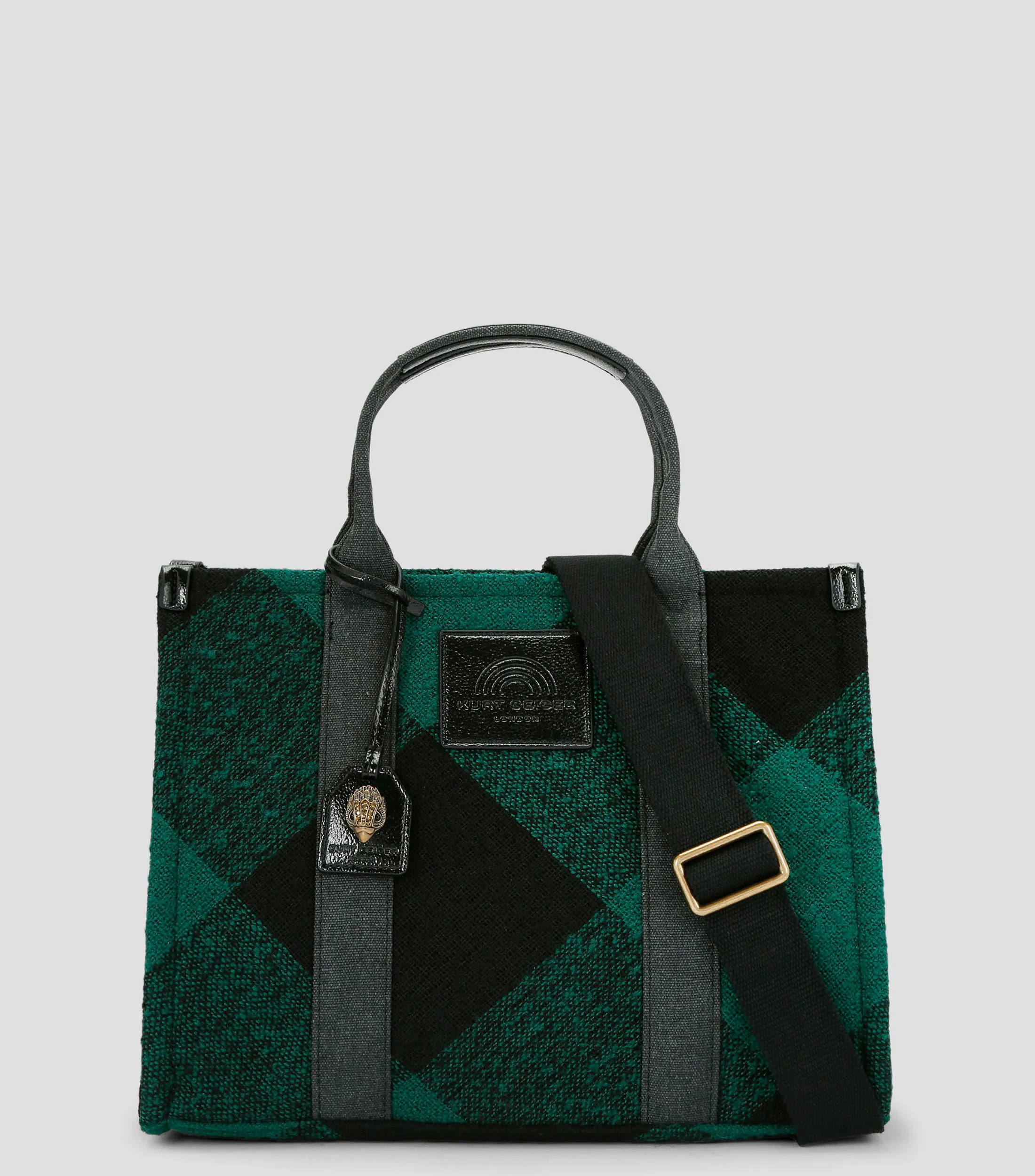9355_Kurt Geiger Bolso Tote cuadros Mujer