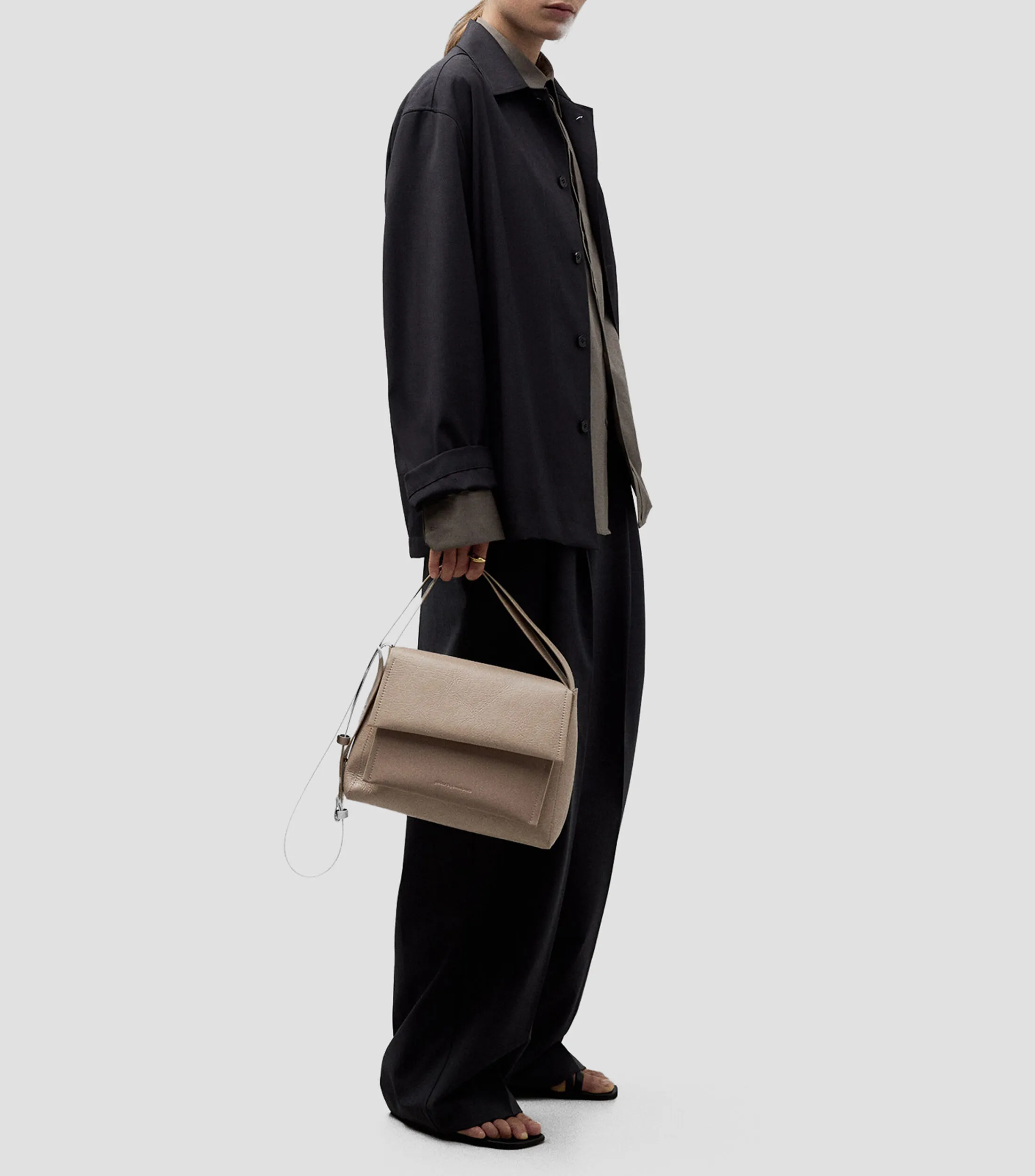 Adolfo Dominguez Bolso Tote con Logotipo Mujer