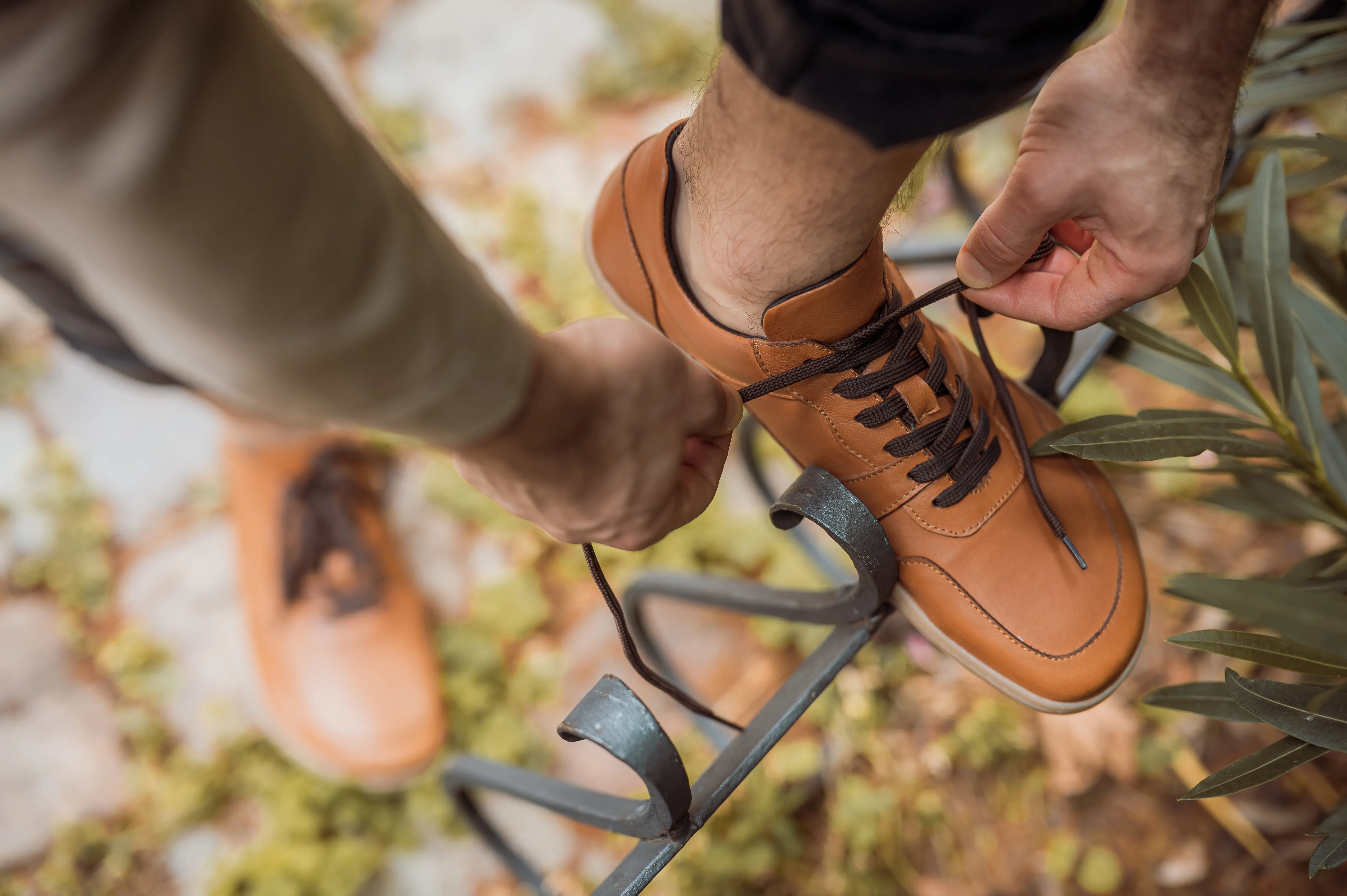 ANGLES FASHION  DIONYSUS COGNAC  DEPORTIVAS BAREFOOT