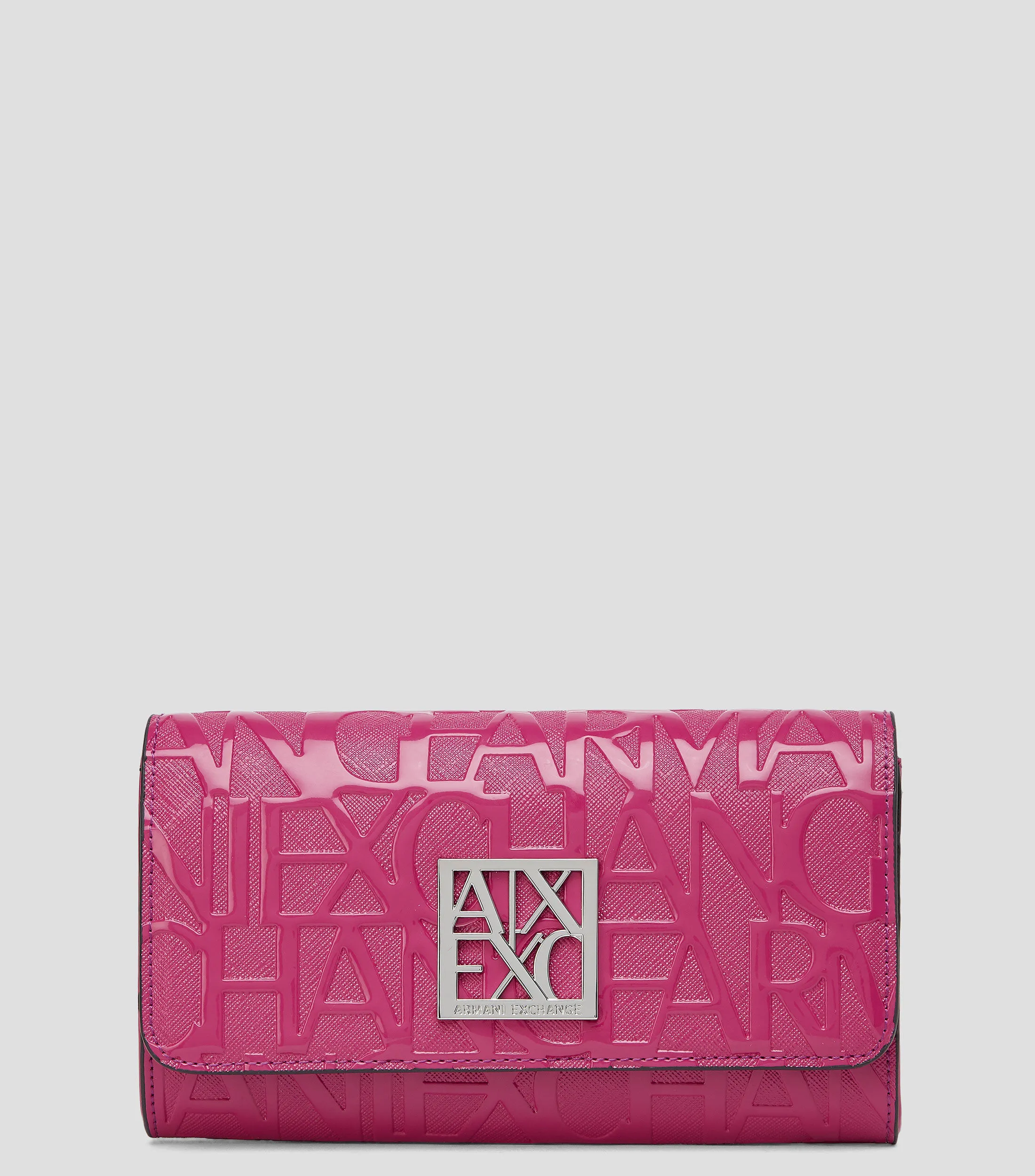 Armani Exchange Bolso Clutch con monogram Mujer
