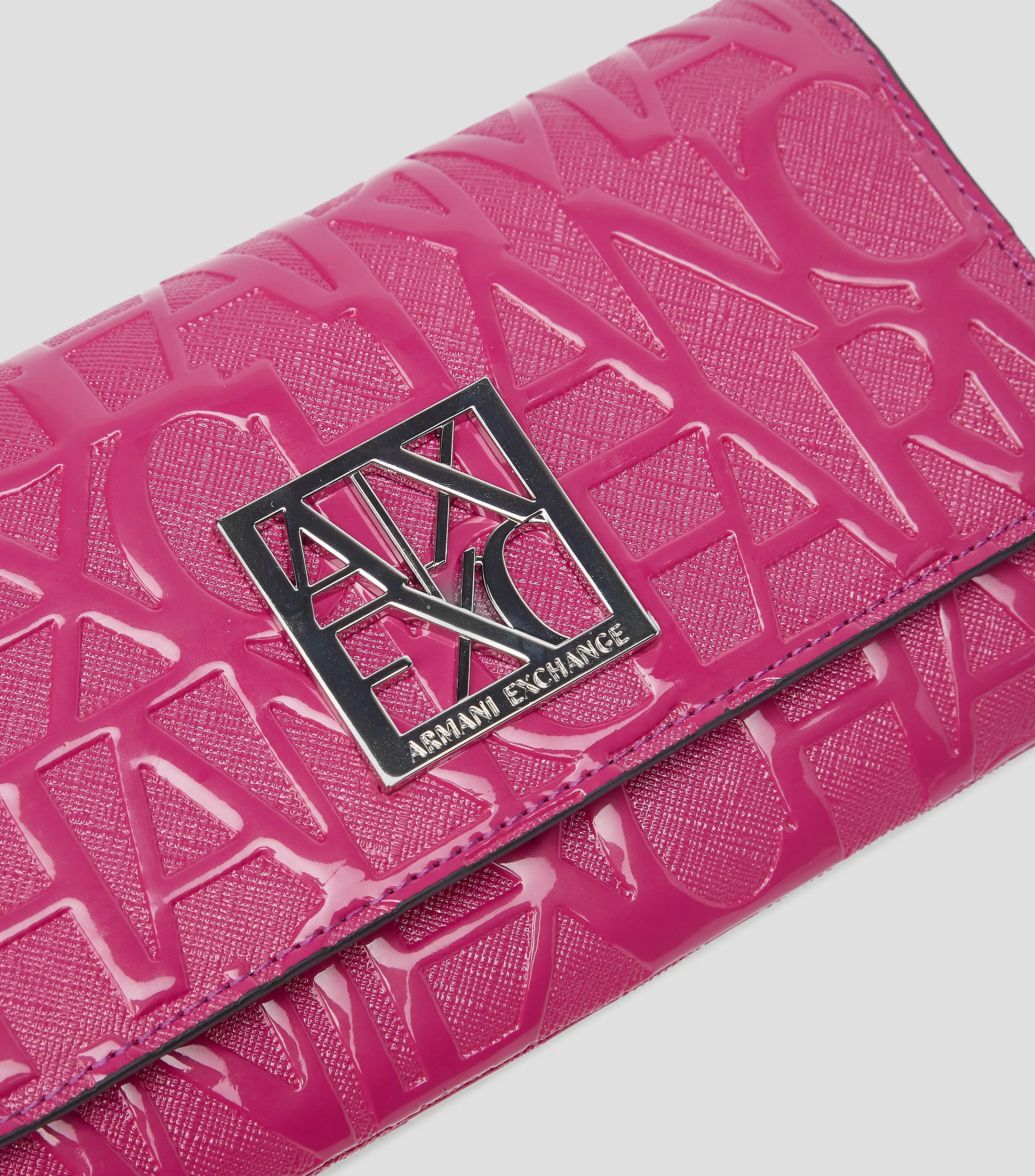 Armani Exchange Bolso Clutch con monogram Mujer