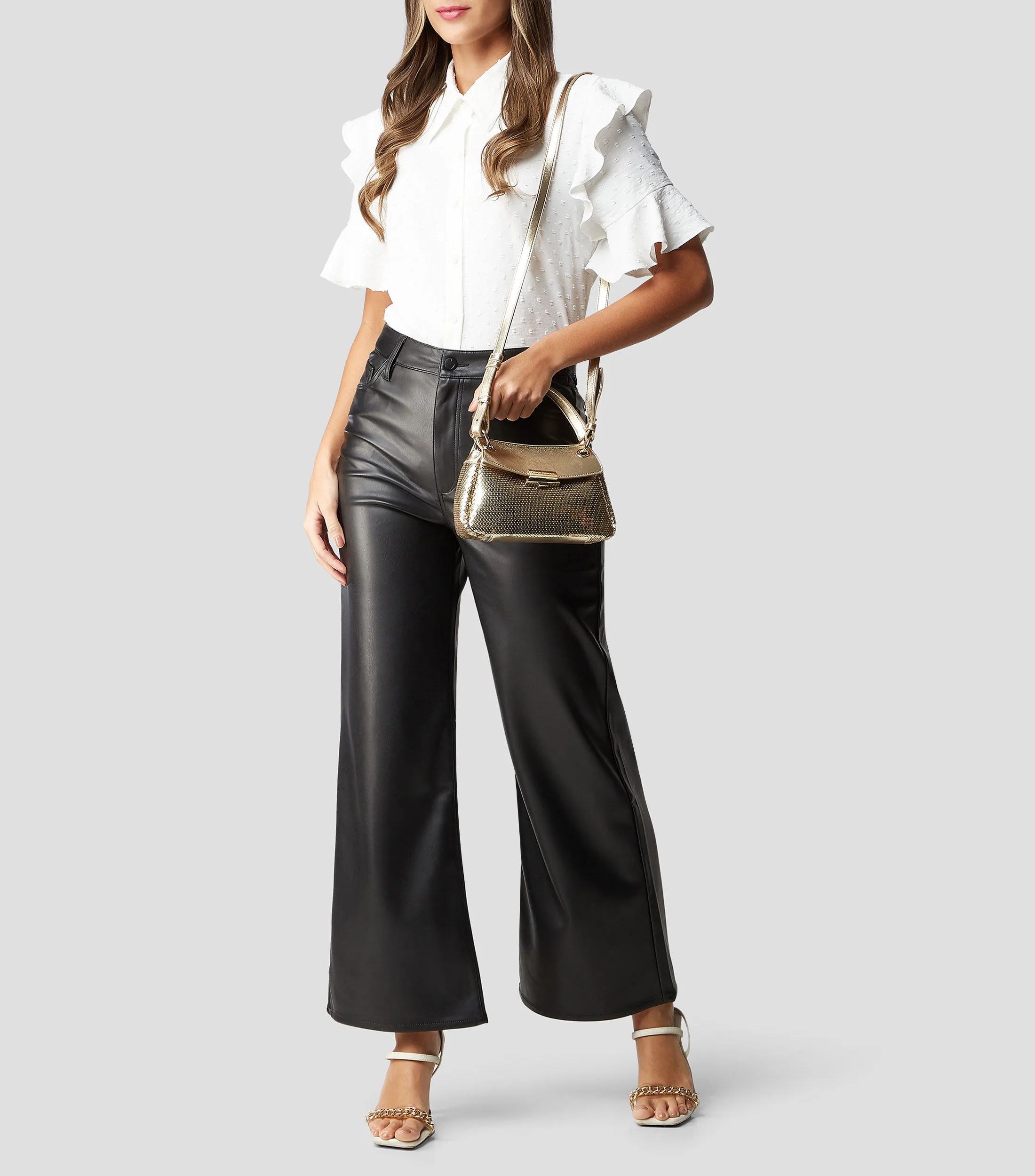 Armani Exchange Bolso Crossbody con lentejuelas Mujer