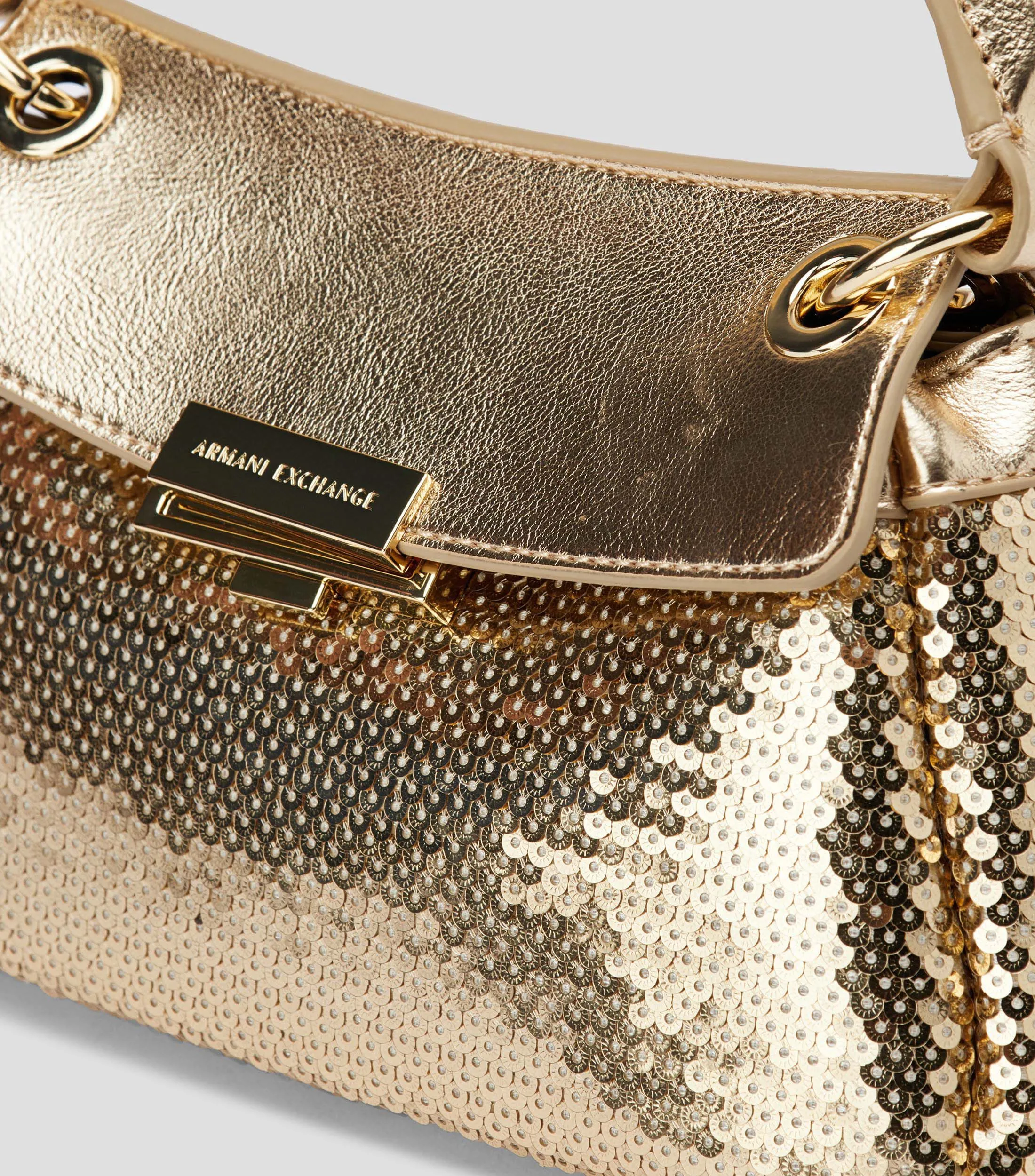 Armani Exchange Bolso Crossbody con lentejuelas Mujer