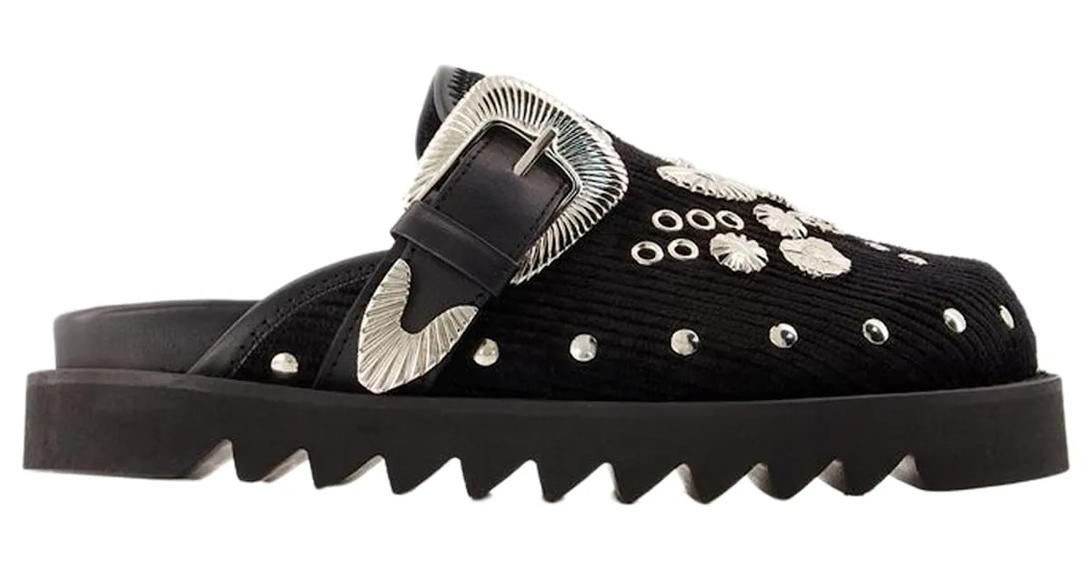 AUTRE MARQUE SANDALIAS AJ1058  TOGA PULLA  CUERO  NEGRO 