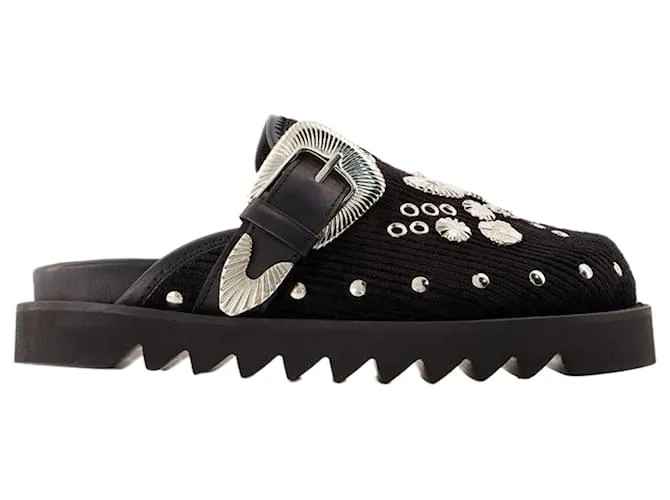 AUTRE MARQUE SANDALIAS AJ1058  TOGA PULLA  CUERO  NEGRO 