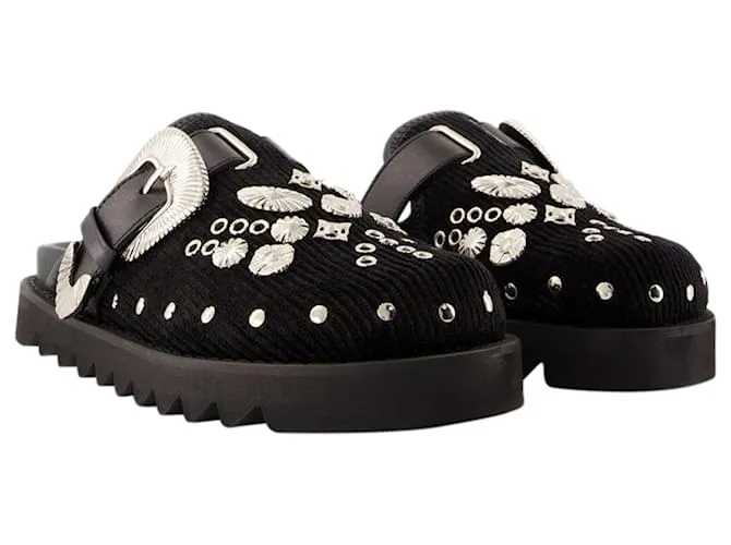 AUTRE MARQUE SANDALIAS AJ1058  TOGA PULLA  CUERO  NEGRO 