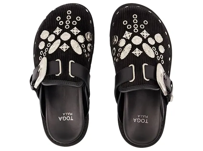 AUTRE MARQUE SANDALIAS AJ1058  TOGA PULLA  CUERO  NEGRO 