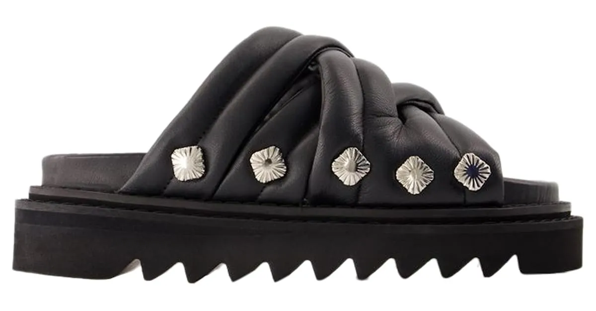 AUTRE MARQUE SANDALIAS AJ1345  TOGA PULLA  CUERO  NEGRO 