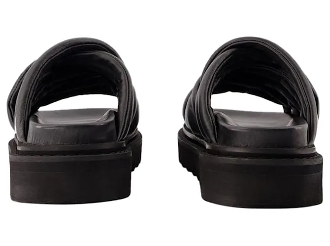 AUTRE MARQUE SANDALIAS AJ1345  TOGA PULLA  CUERO  NEGRO 