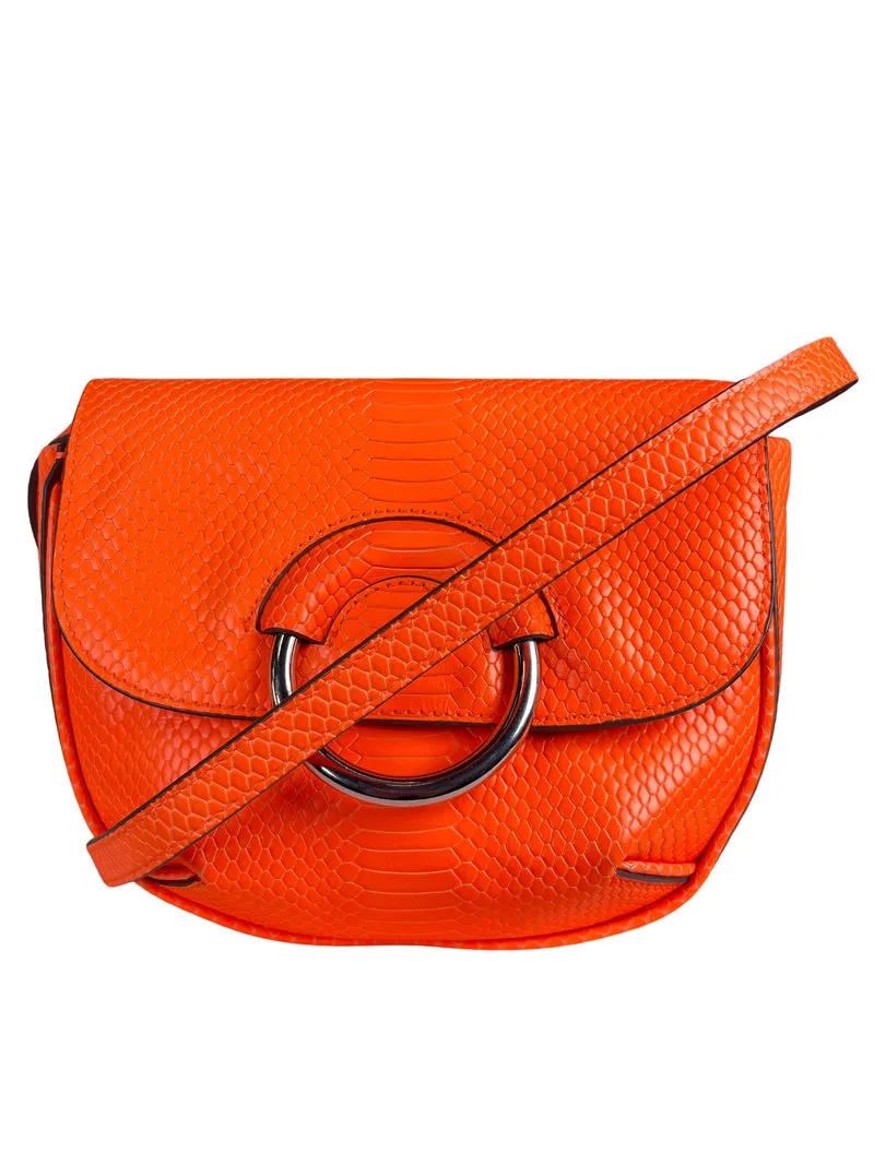 BANANA REPUBLIC Bandolera Cuero Fluorescente