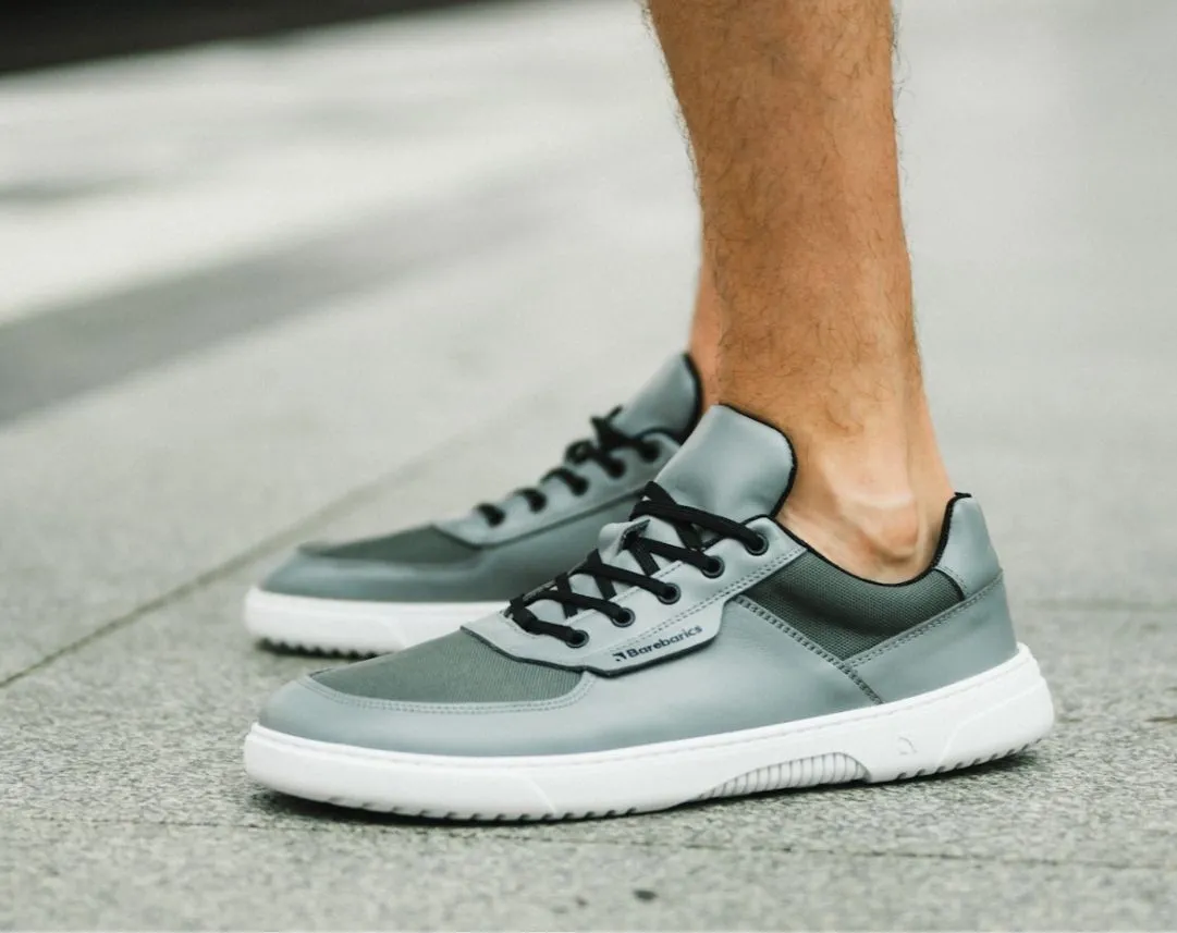 BAREBARICS  BRAVO GREY & WHITE  DEPORTIVAS BAREFOOT