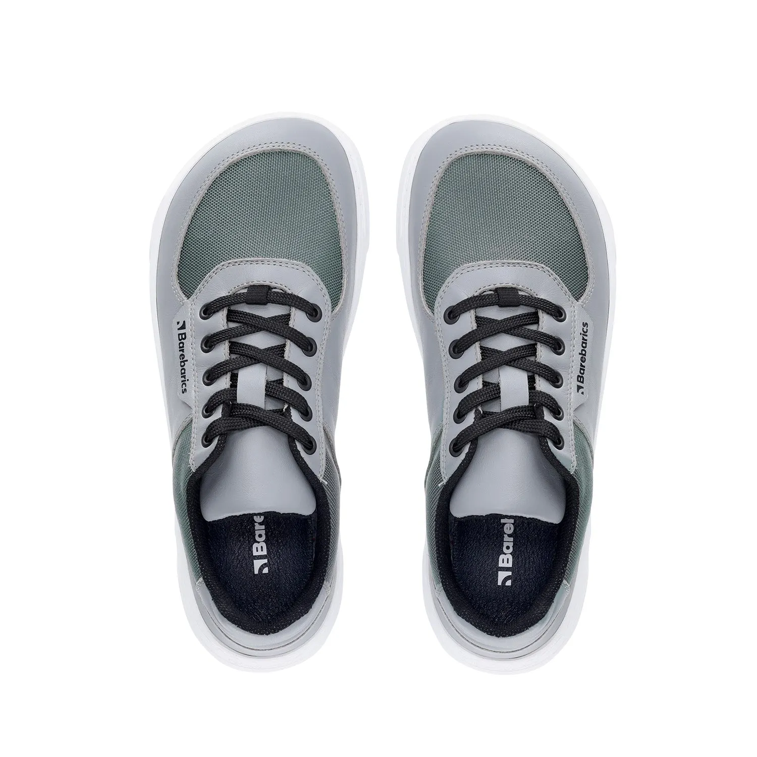 BAREBARICS  BRAVO GREY & WHITE  DEPORTIVAS BAREFOOT