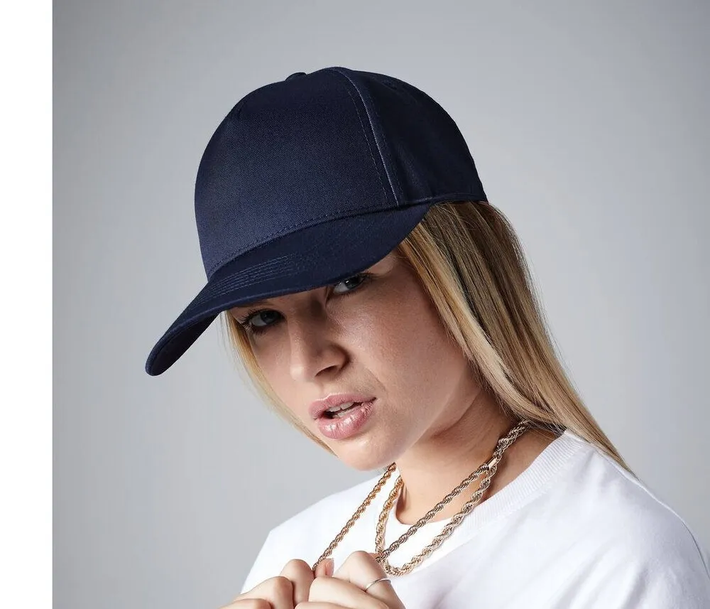 BEECHFIELD BF649  URBANWEAR 5 PANEL SNAPBACK  AZUL MARINO