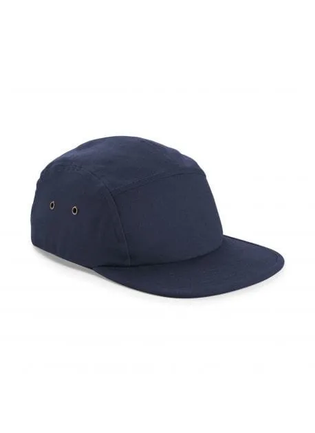 BEECHFIELD BF654  CANVAS 5 PANEL CAP  FRENCH MARINO