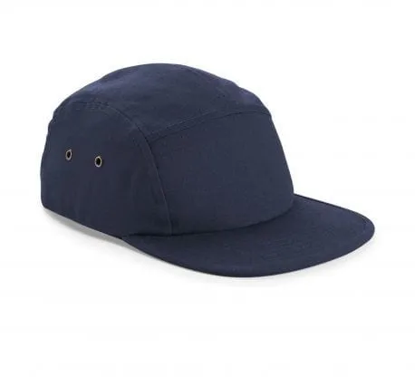BEECHFIELD BF654  CANVAS 5 PANEL CAP  FRENCH MARINO