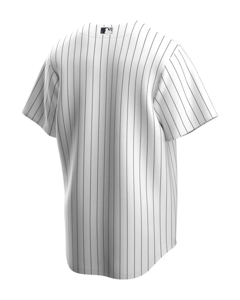 Beisbolera nike blanca rayas white sox mlb jersey