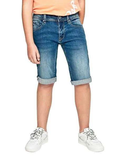 bermudas pepe jeans becket mid para niño