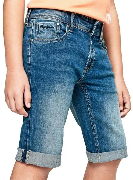 bermudas pepe jeans becket mid para niño