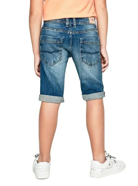 bermudas pepe jeans becket mid para niño