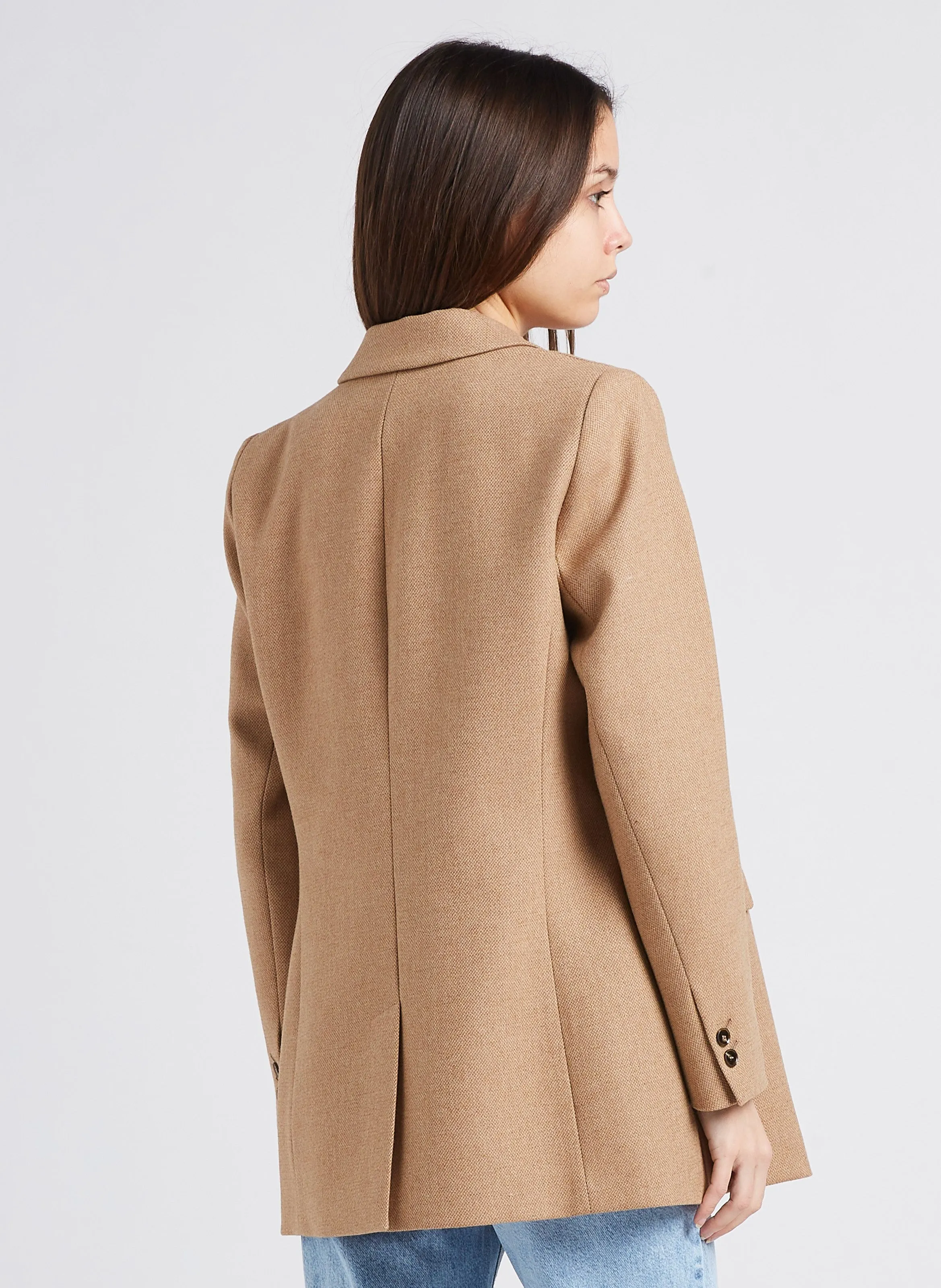 BESS  CHAQUETA SASTRE DE MEZCLA DE LANA EN BEIGE