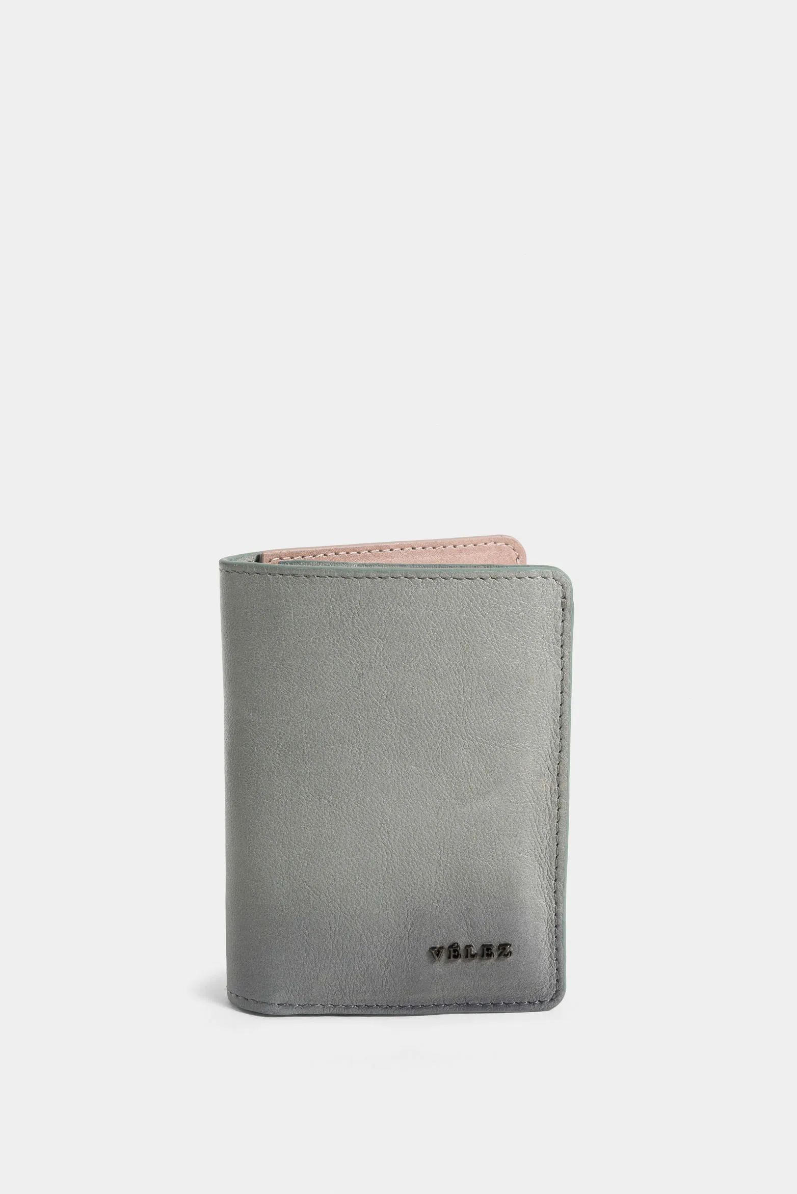 Billetera alava de cuero para hombre con porta tarjeta extraíble