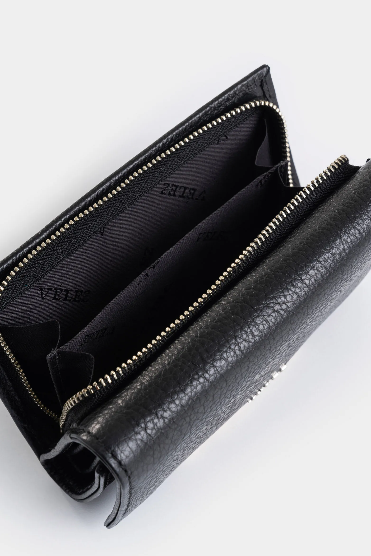 Billetera Real de cuero para mujer con monedero