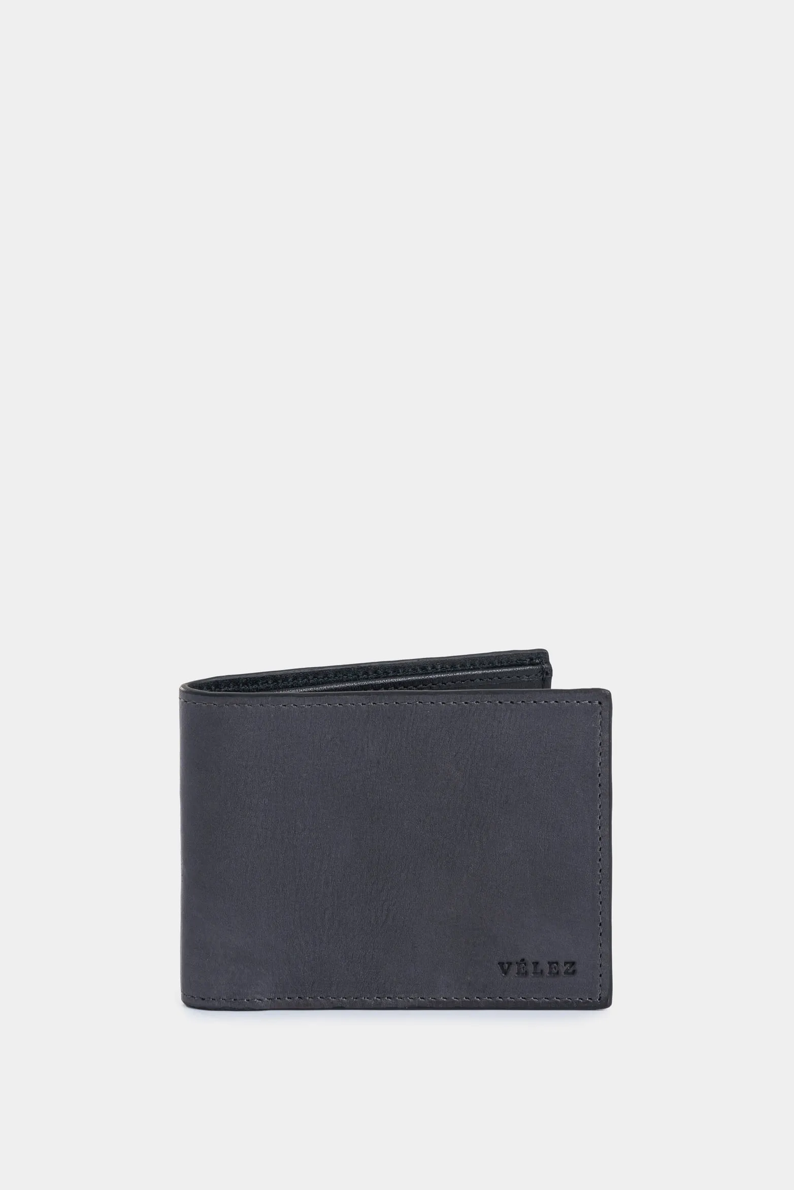 Billetera Sunlight de cuero para hombre contraste