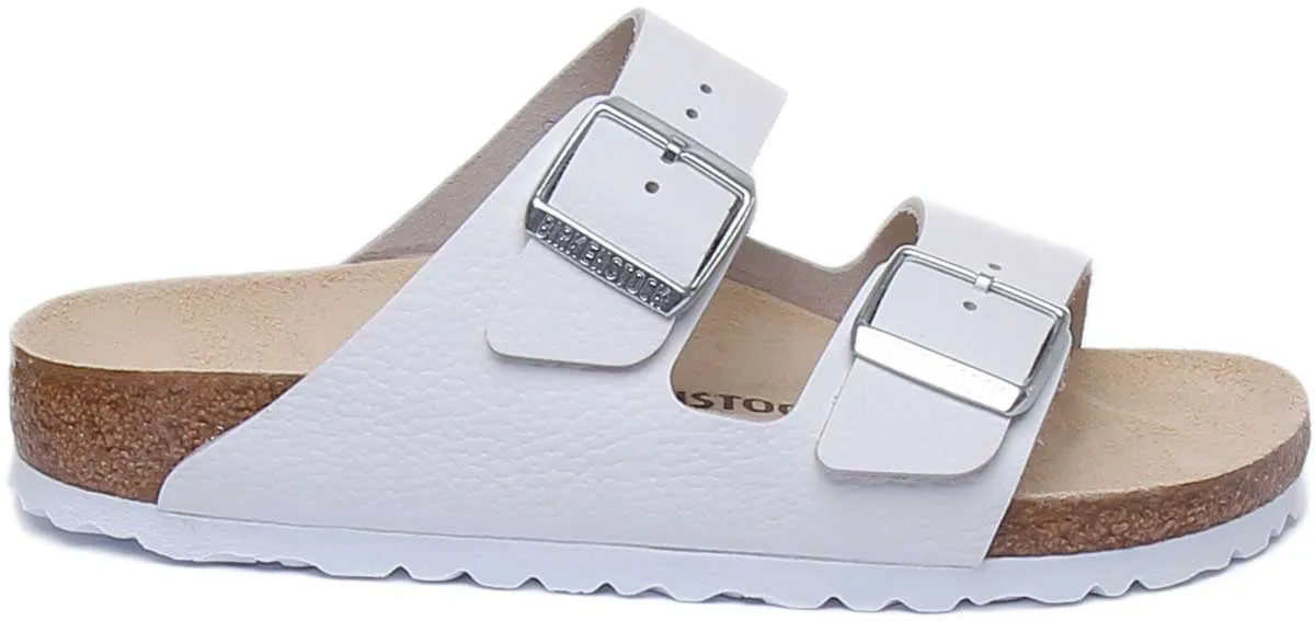 Birkenstock Arizona BS Sandalias de Cuero Aceitado con Dos Correas Ajustables y Plantilla Anatómica para Mujer en Negro