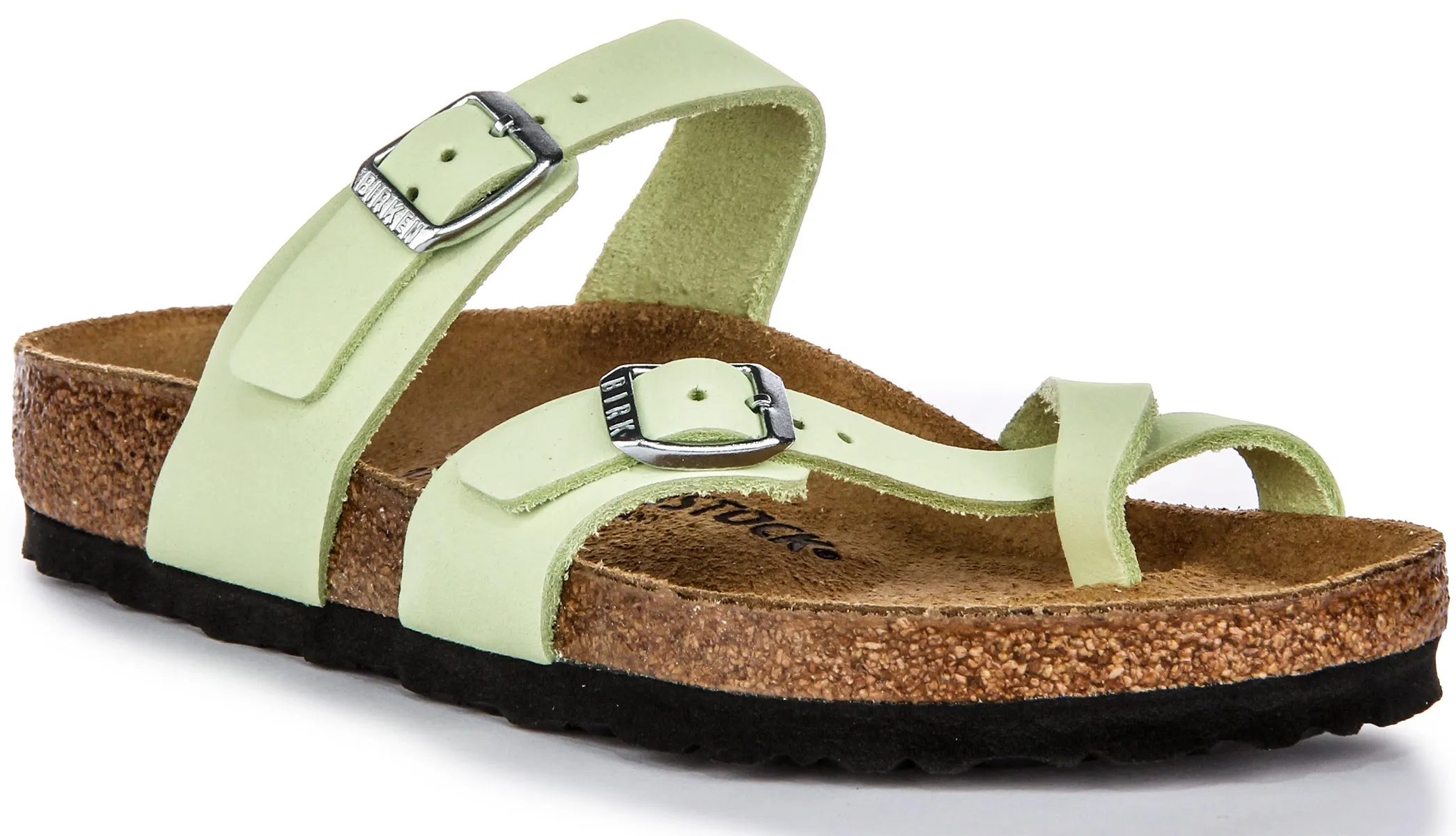 Birkenstock Mayari Sandalias de Cuero Nubuck con Tira de Bucle en Lima