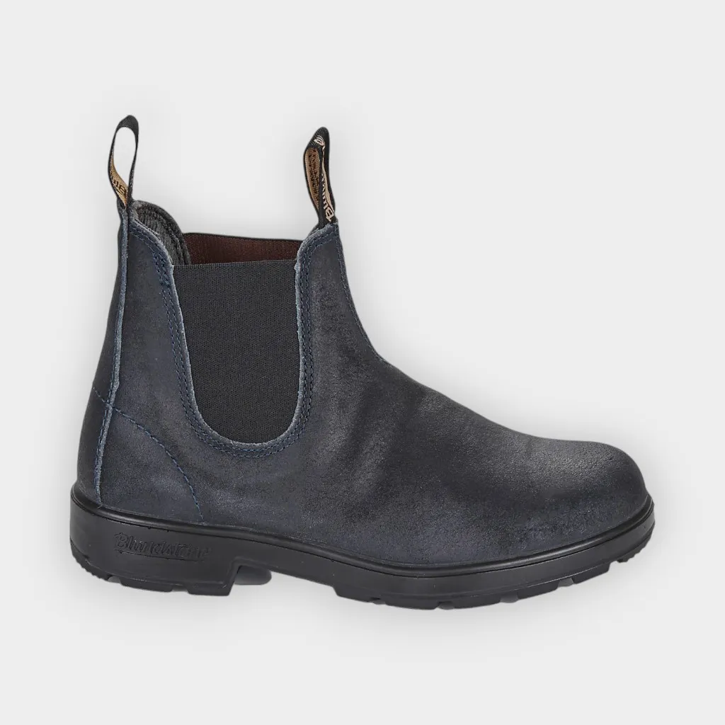Blundstone – Botas Chelsea Navy waxed suede #1912