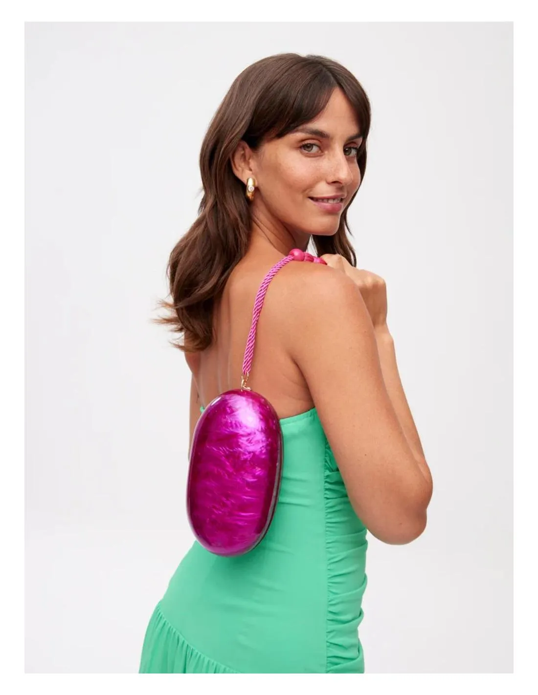 BOLSO BOMBÓN EFECTO NÁCAR MIOH BERRY