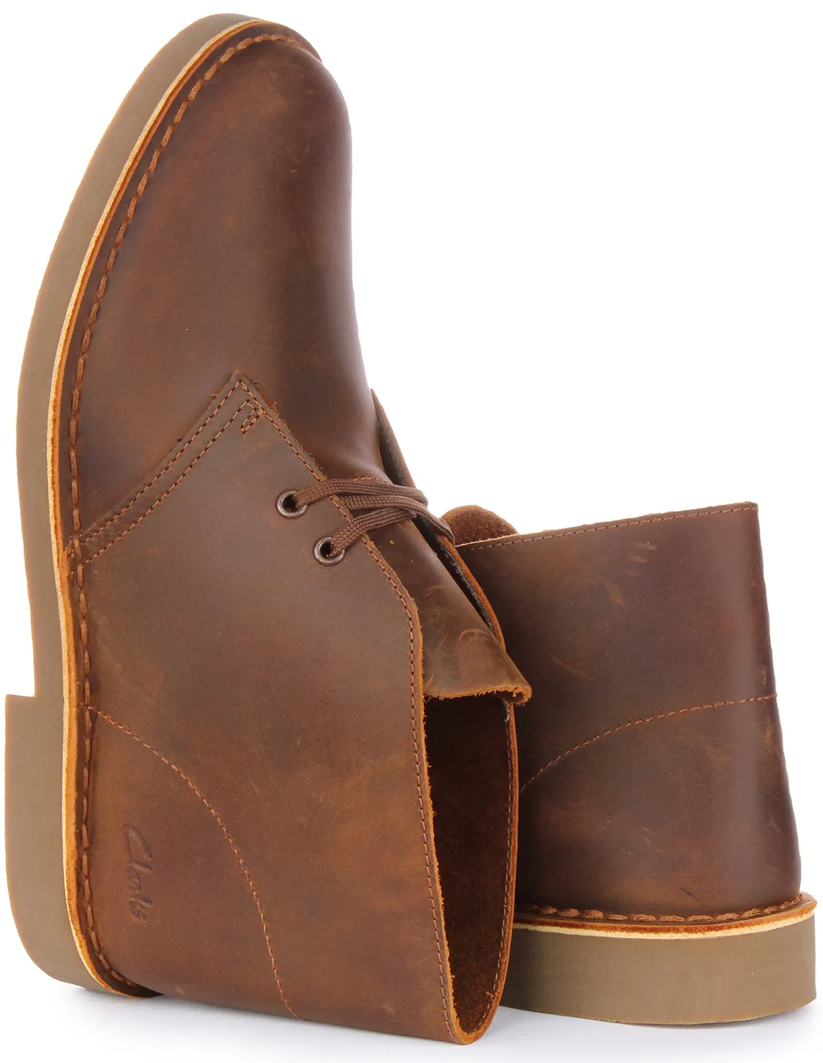 Bolso de hombro con diseño de archivo Clarks Desert BT Evo Men's en marrón oscuro