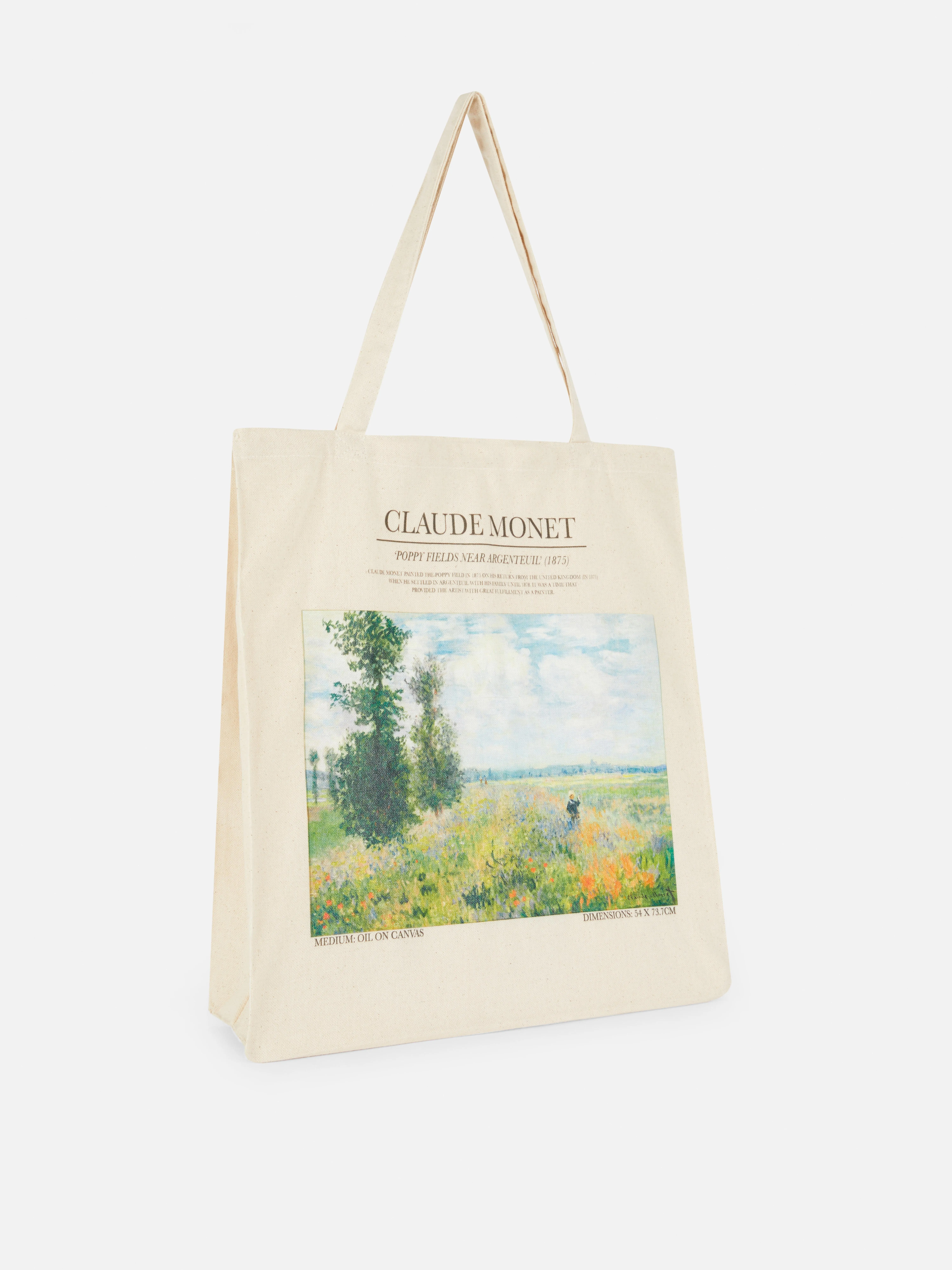 Bolso de lona de Claude Monet