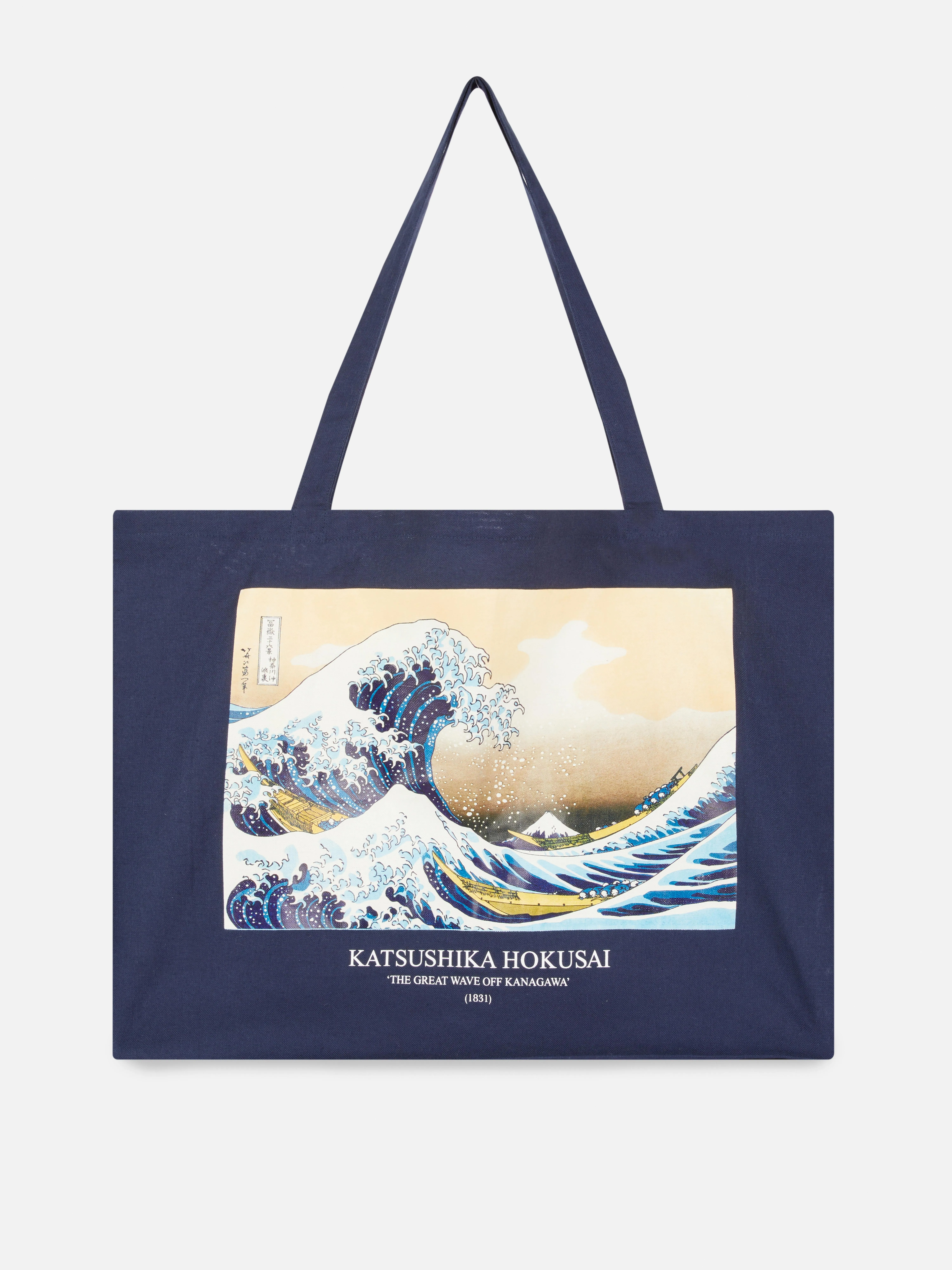 Bolso de lona de La gran ola de Hokusai