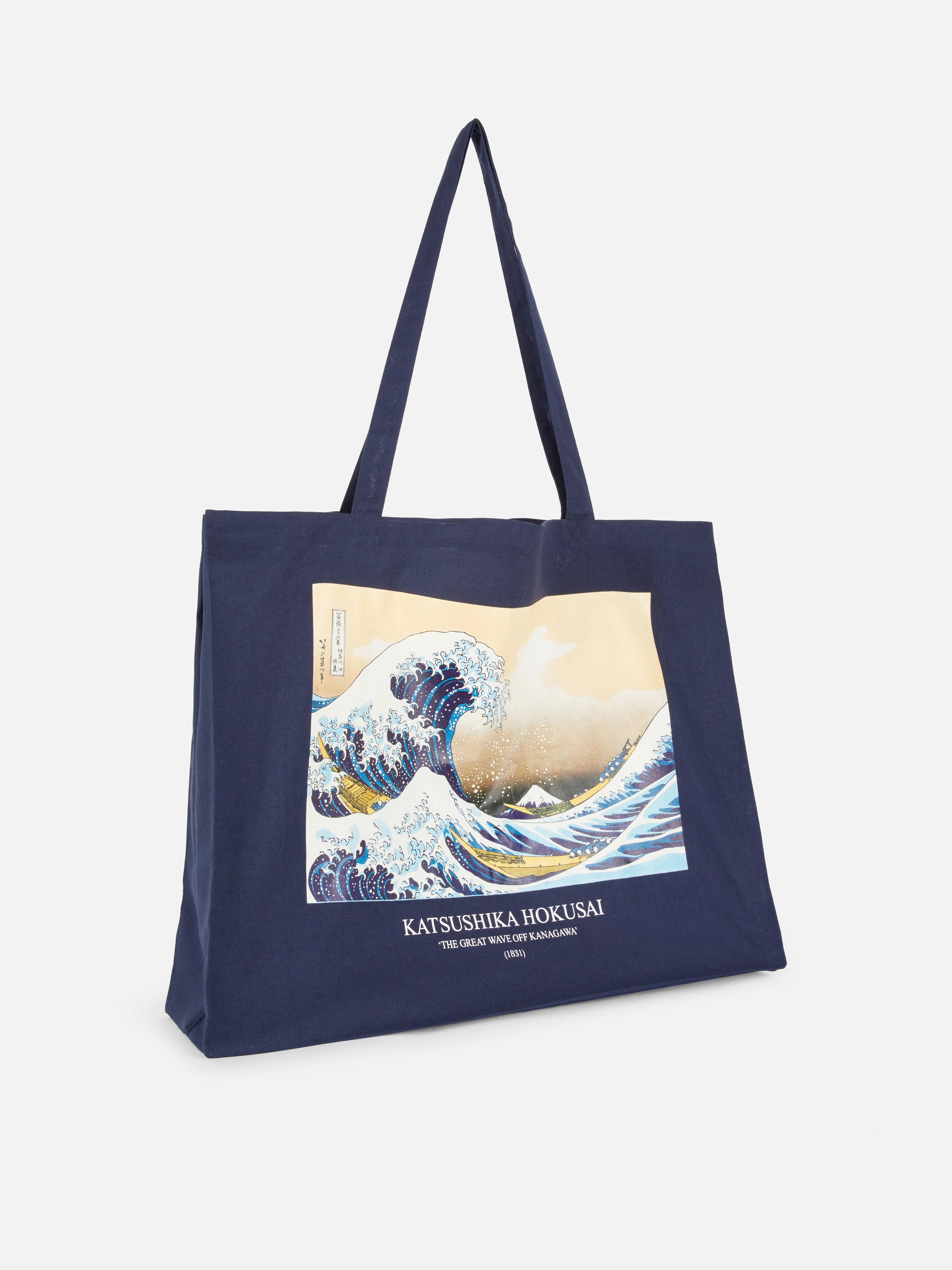 Bolso de lona de La gran ola de Hokusai