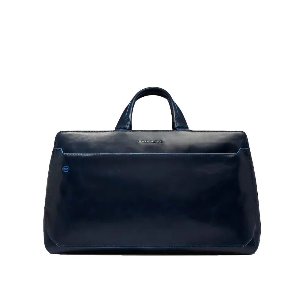 Bolso de Viaje de Piel Piquadro BV6596B2/BLU2 Color Marino