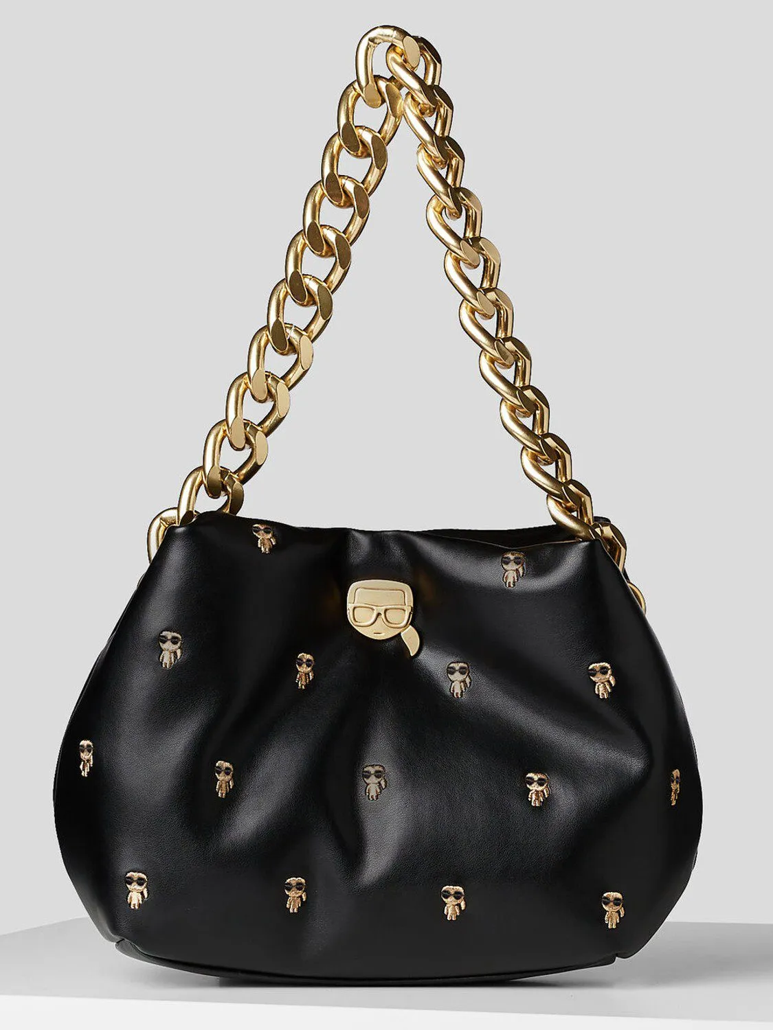 BOLSO IKONIK BORDADO MEDIANO KARL LAGERFELD