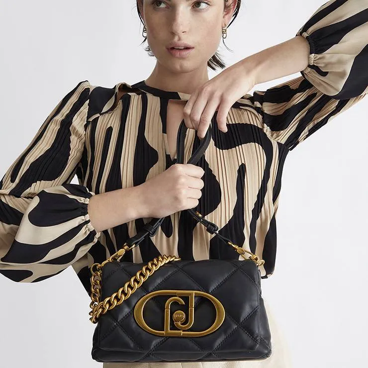 Bolso LiuJo LaPuffy Guateado Negro