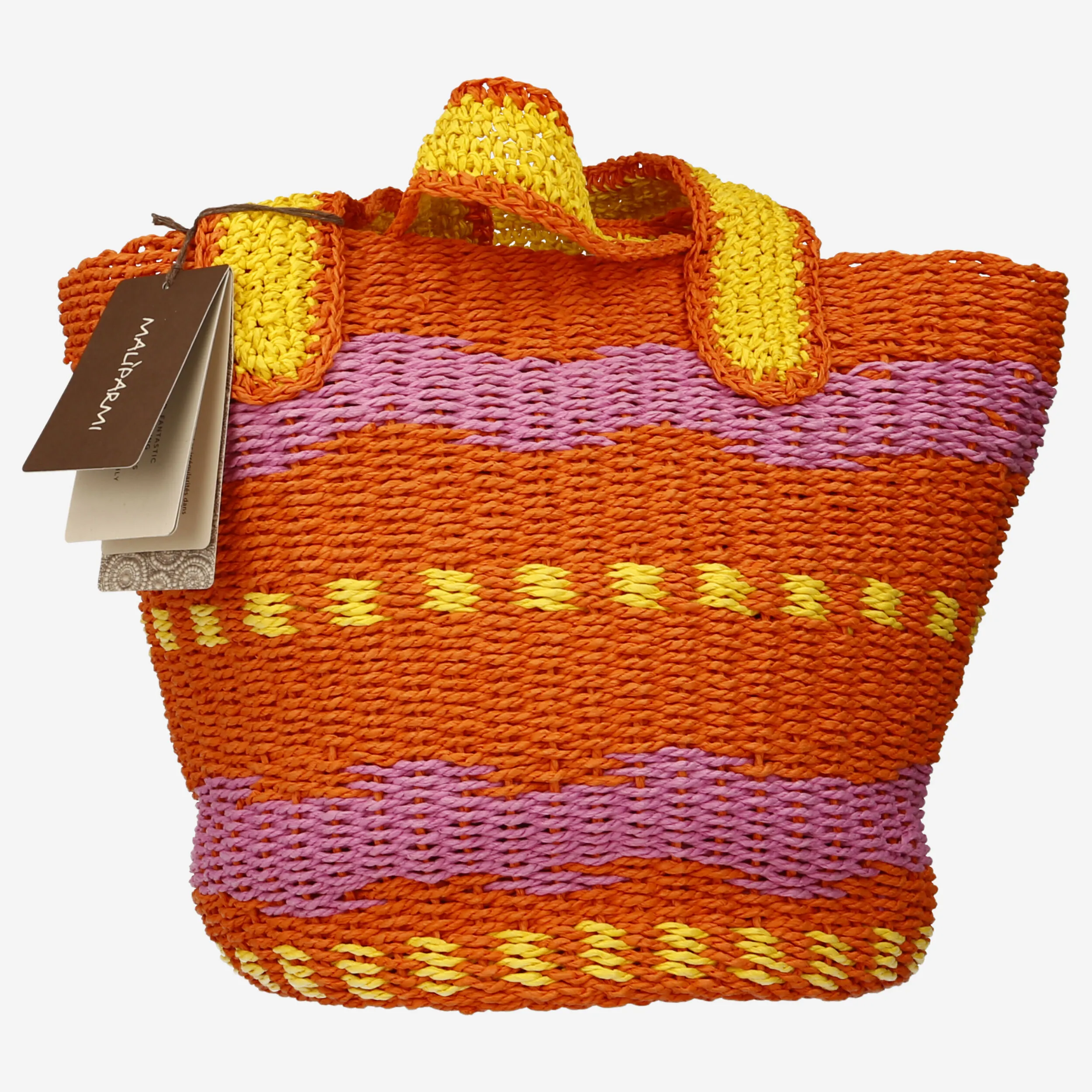 Bolso Mujer Maliparmi WAVES ON RAFFIA
