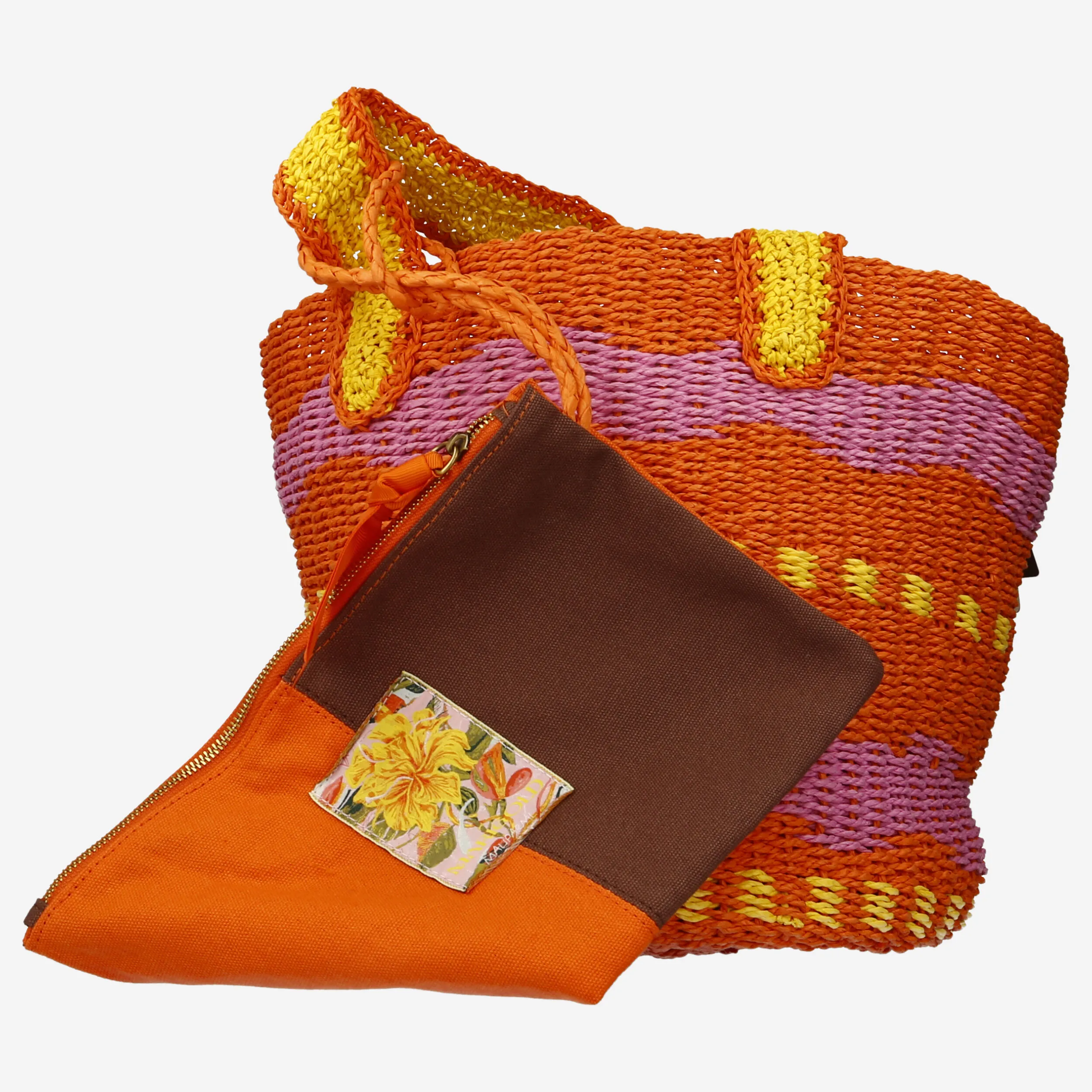 Bolso Mujer Maliparmi WAVES ON RAFFIA