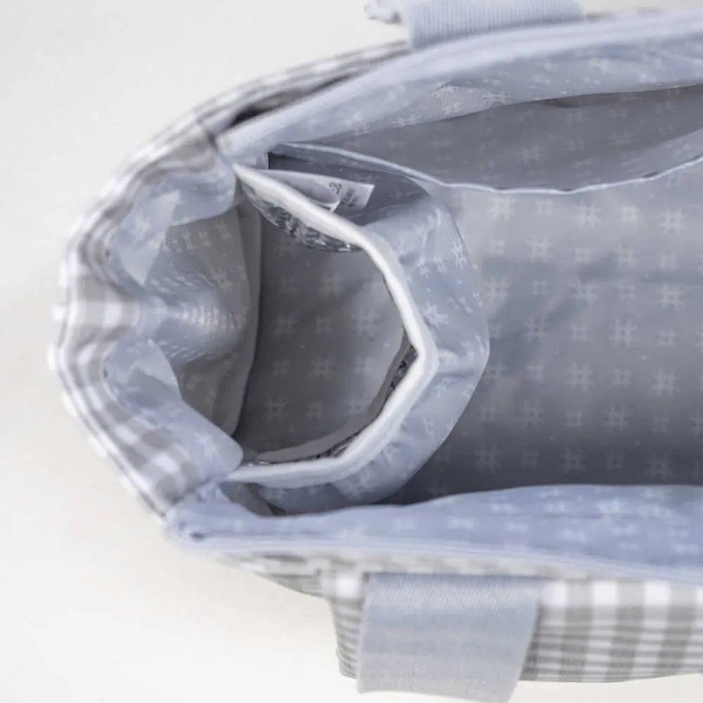 Bolso Organizador I love Vichy Gris