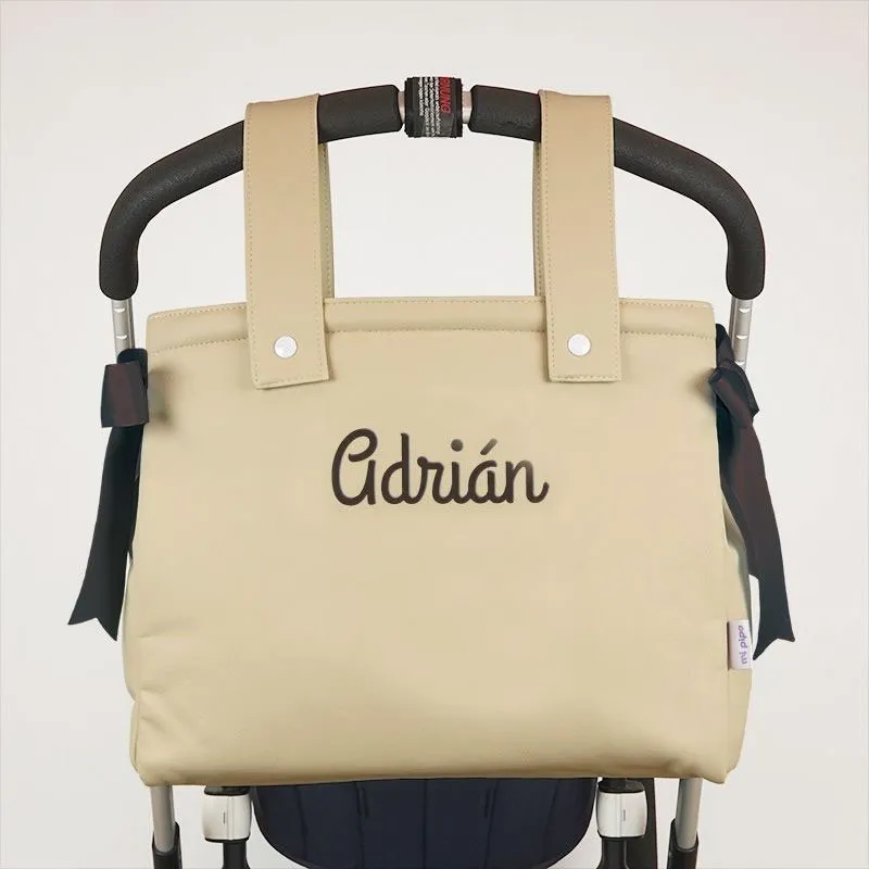Bolso Panera Polipiel Lazos laterales