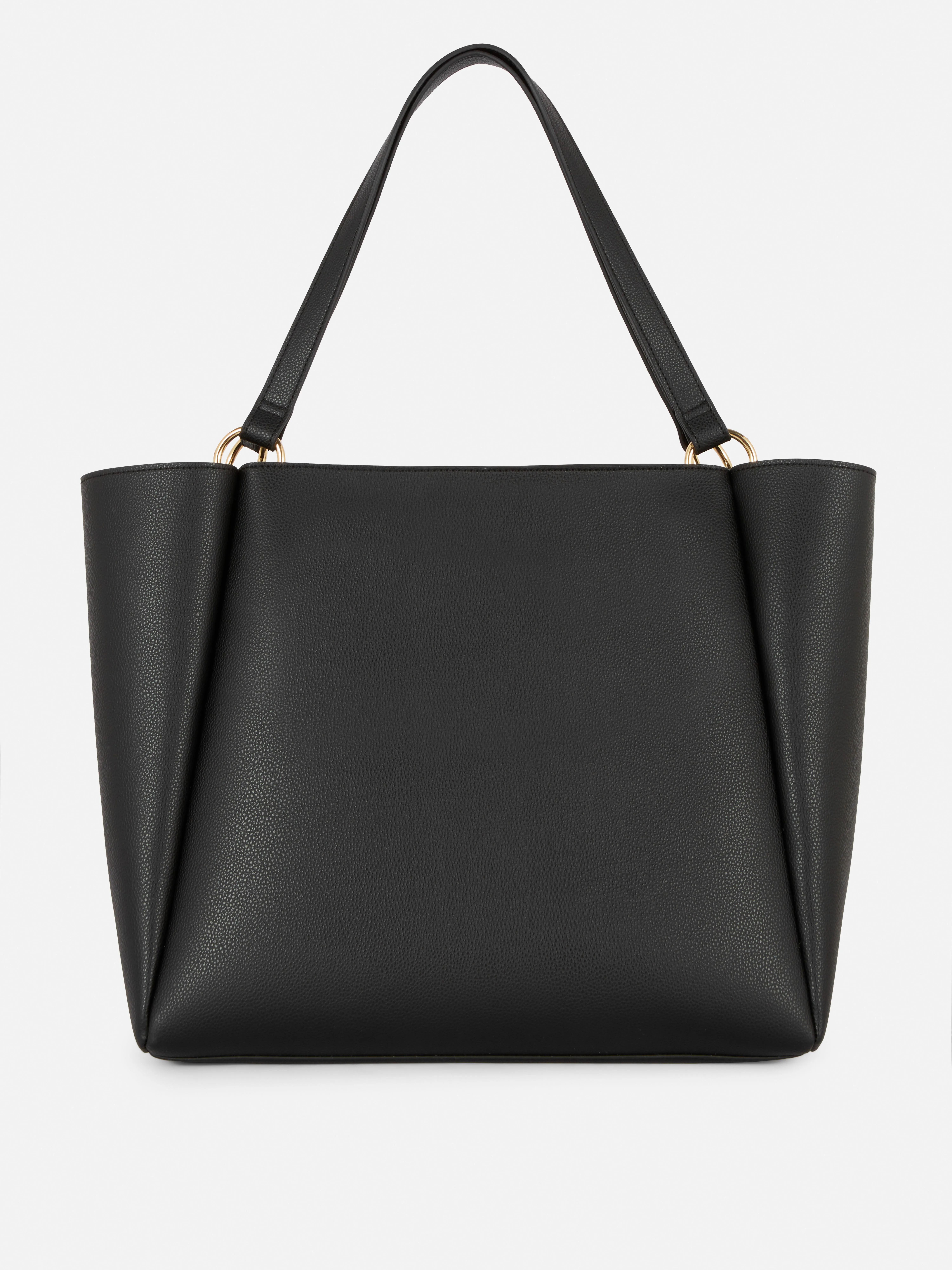 Bolso shopper de piel sintética
