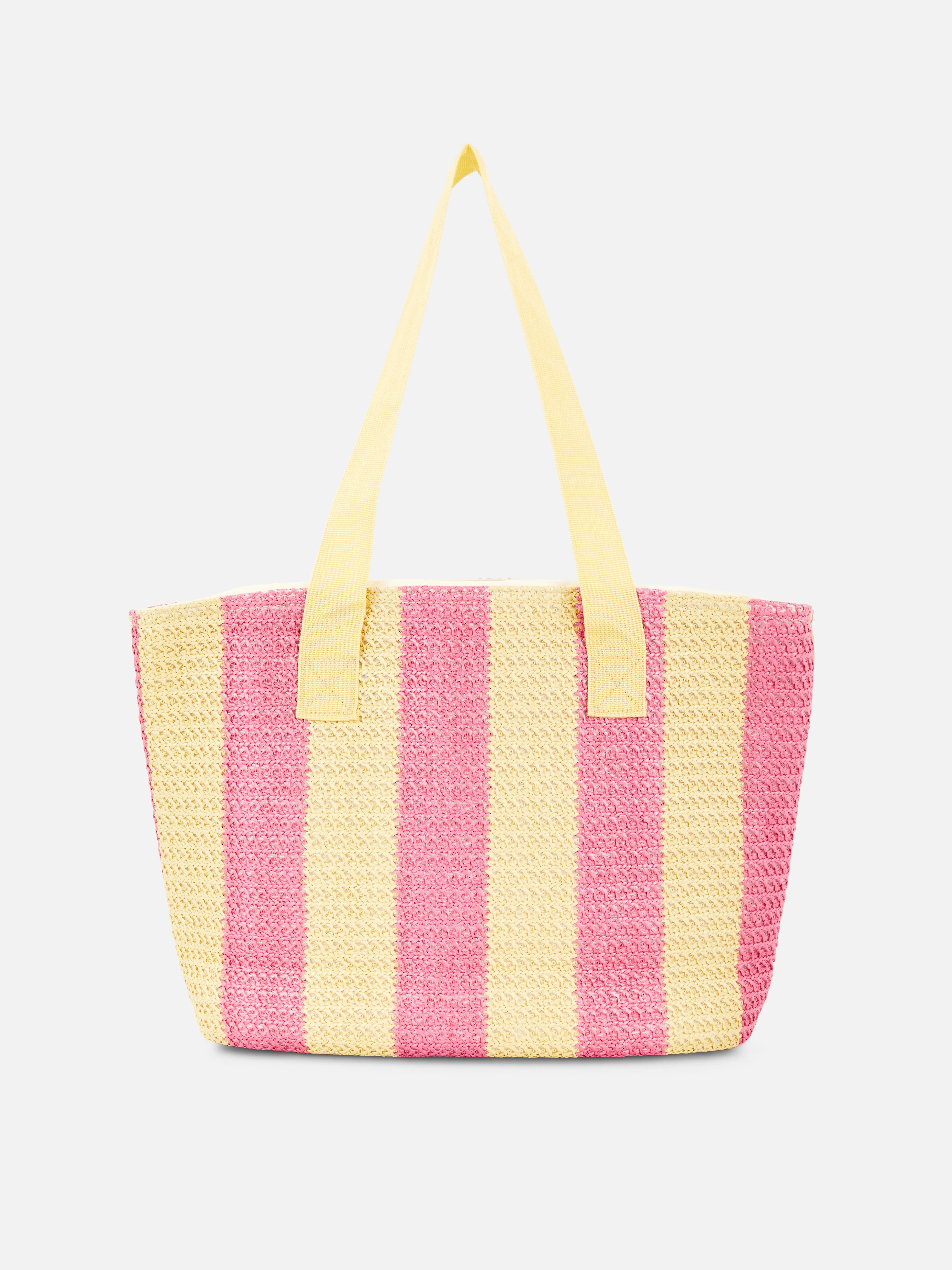 Bolso shopper isotérmico a rayas