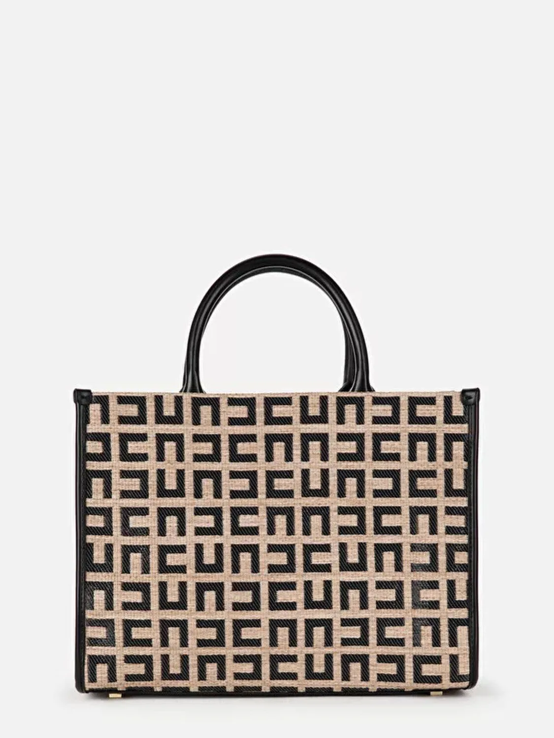 BOLSO SHOPPER PEQUEÑO RAFIA ELISABETTA FRANCHI