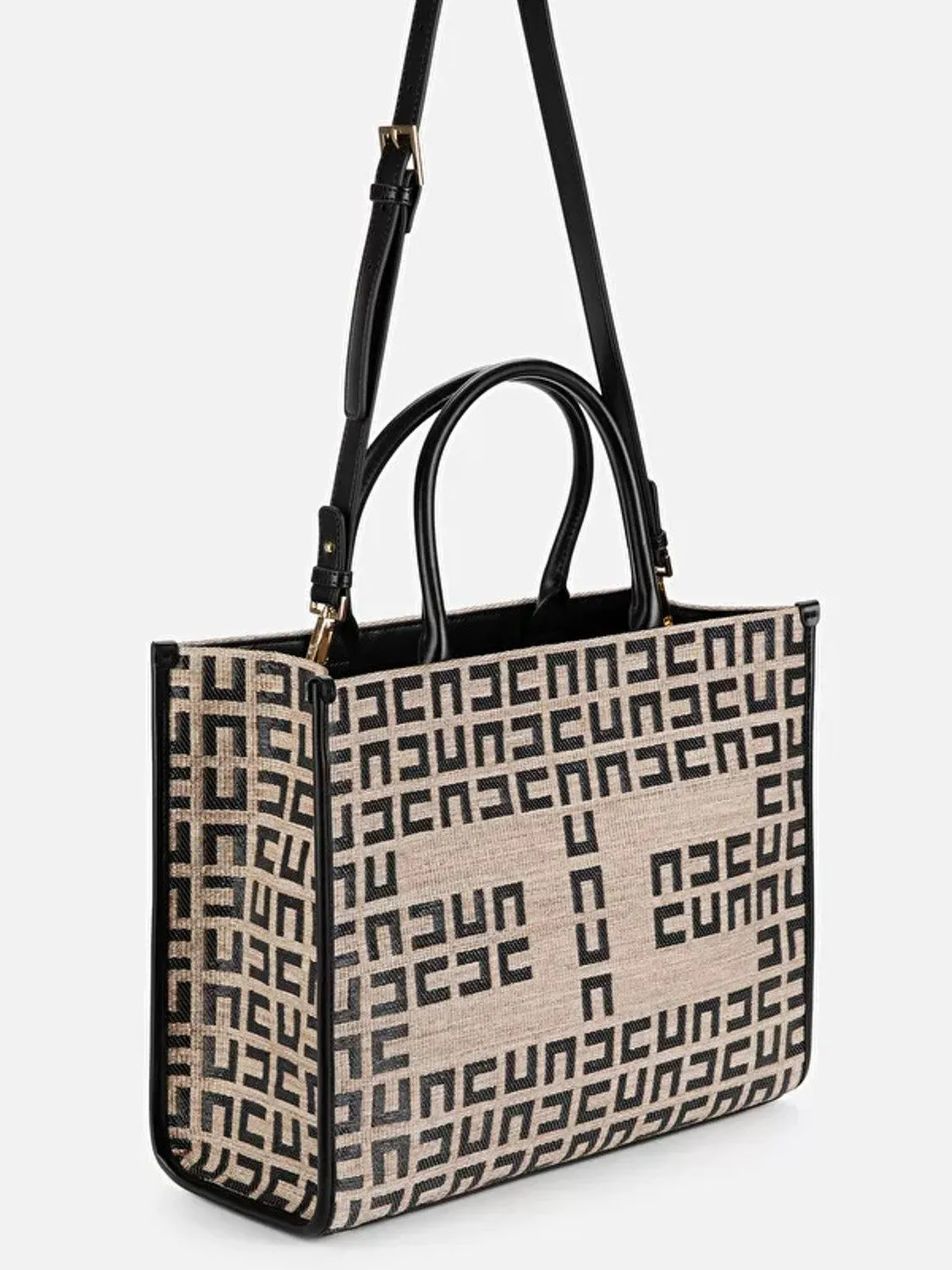 BOLSO SHOPPER RAFIA ELISABETTA FRANCHI